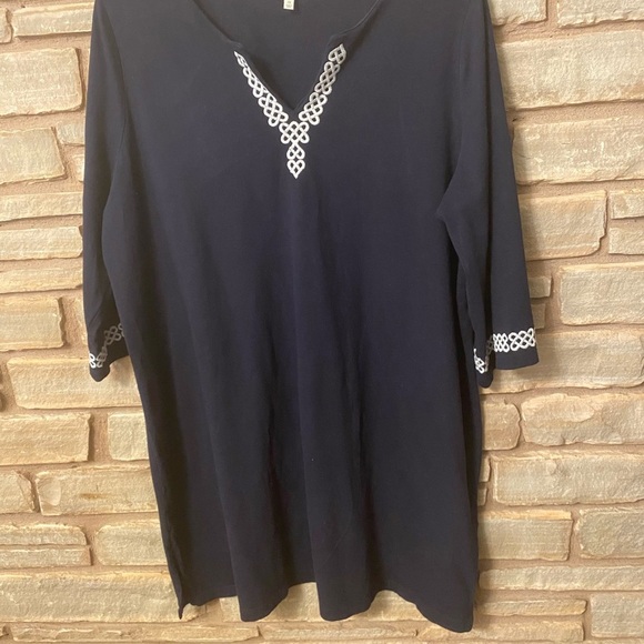 Talbots Women's Polyester Knee Length Shirt Dresses Size 2x - Picture 6 of 16